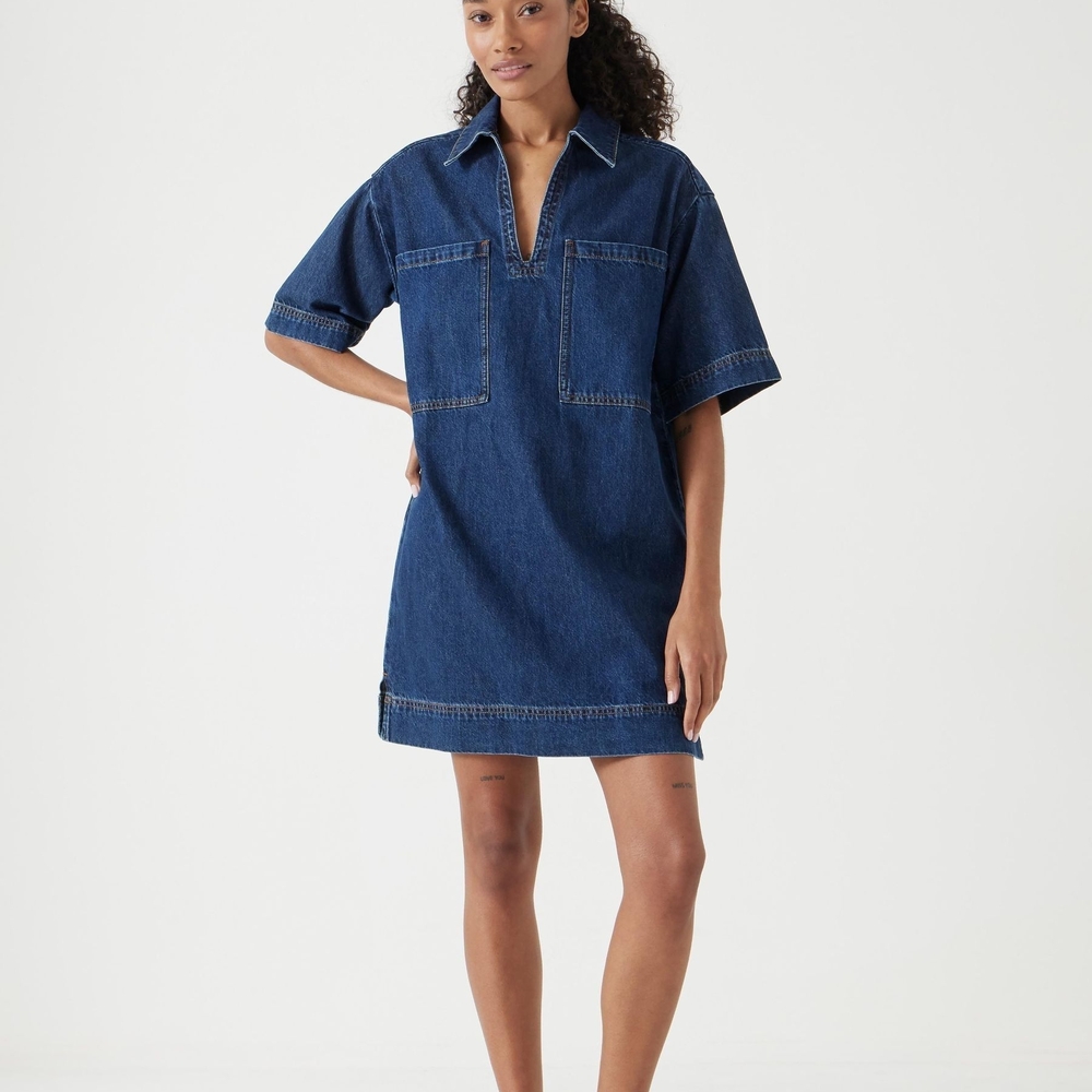 Denim Shirt Dress
